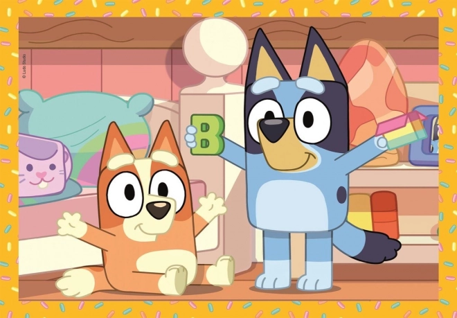 Puzzle Clementoni Bluey set progresiv 4 în 1