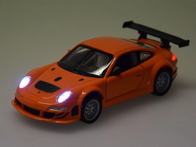 Model metalic Porsche 911 GT3 RSR 1:32 cu lumină și sunet