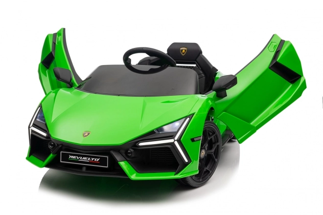 Mașinuță electrică Lamborghini Revuelto verde