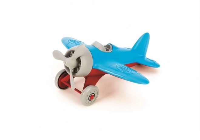 Avion albastru Green Toys