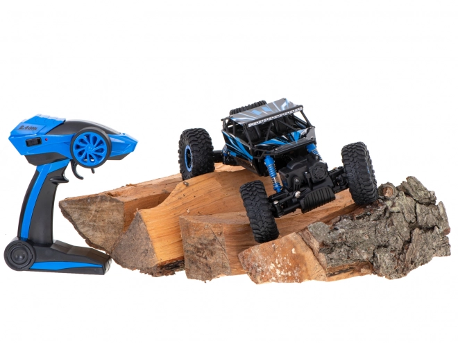 Mașină cu telecomandă RC Rock Crawler HB 2.4GHz 1:18 albastru – Albastru