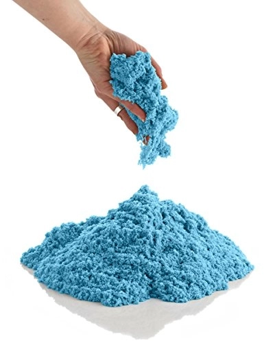 Piasek kinetic verde în punguță 1kg – Albastru