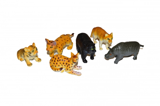 Set figurine safari 6 bucăți 8 cm