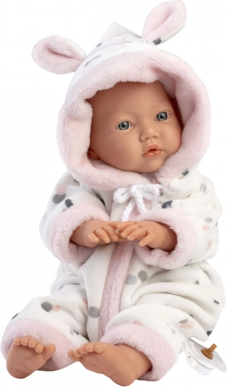 Păpușă realistă bebeluș LITTLE BABY cu corp moale din țesătură 32 cm