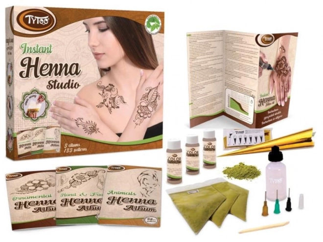 Set creativ pentru tatuaje henna TyToo