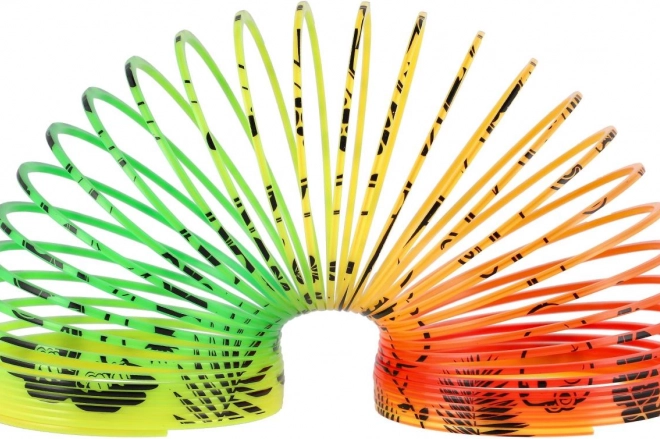 Spirală din plastic cu motiv de dinozauri 7,5cm