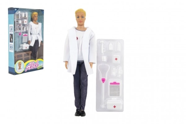 figurina doctor din plastic 30 cm cu accesorii