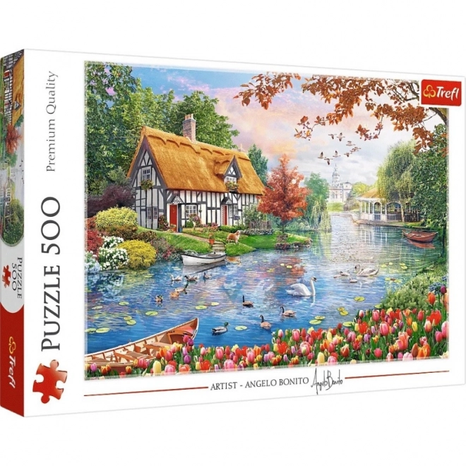 Puzzle Căsuța Liniștită 500 piese