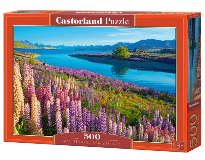 Puzzle peisaj Lacul Tekapo, Noua Zeelandă, 500 piese