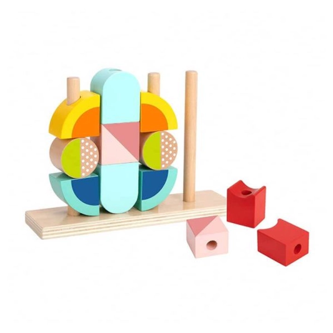 Klocki din lemn 3D Crabul de la Classic World