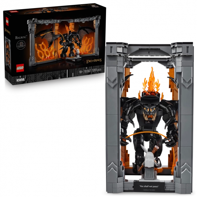 LEGO Icons Suport carte: Stăpânul inelelor – Balrog
