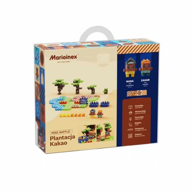 Set construcție Mini Waffle Plantatia de cacao