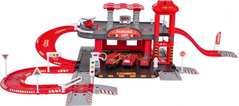 Parcare pe două etaje cu lift manual