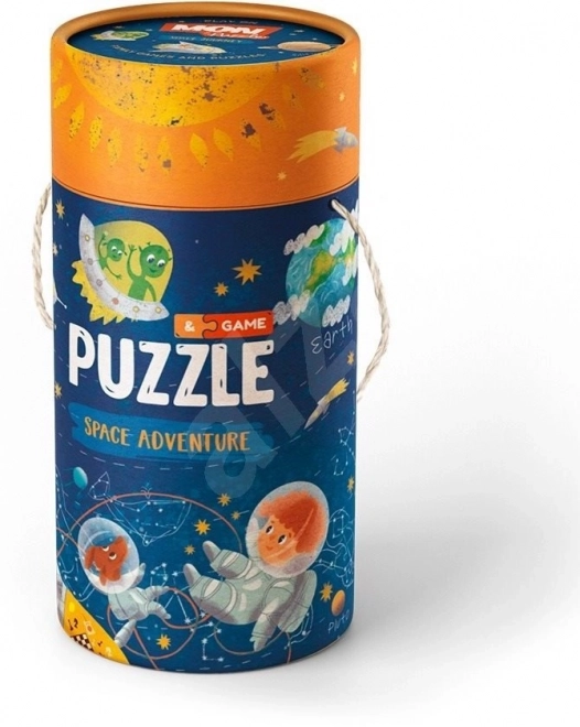 puzzle și set de accesorii aventură spațială