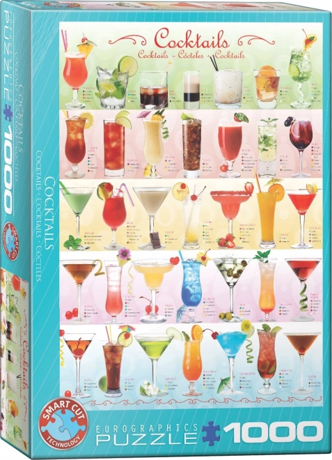 Puzzle EUROGRAPHICS Cocktailuri 1000 piese