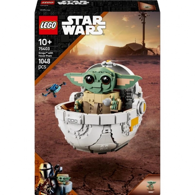 Lego Star Wars Grogu cu cărucior