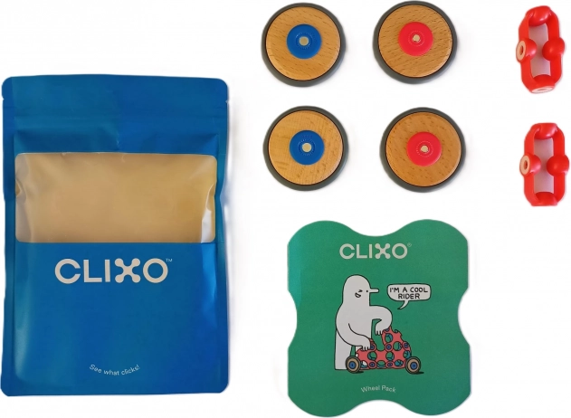 Clixo Wheels - set de roți și cuplaje