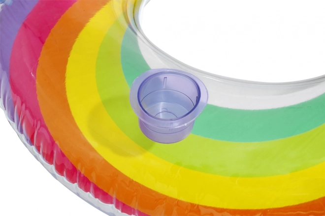 Colac gonflabil pentru înot Bestway 107 cm curcubeu
