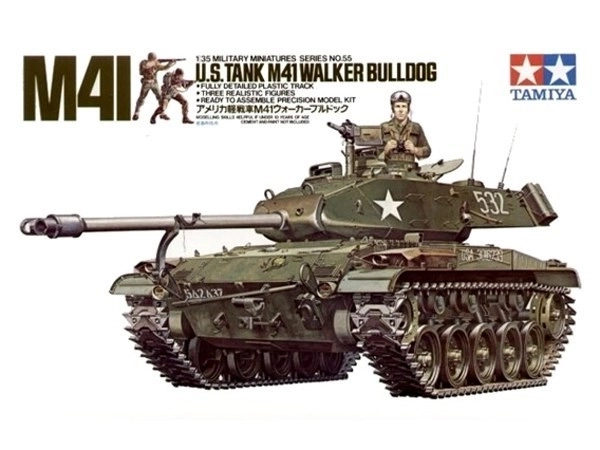 Model de asamblat tanc U.S. Walker Bulldog M41