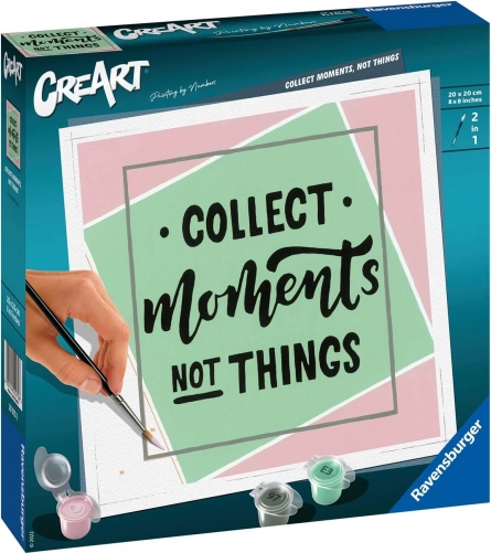 creart colectează momente, nu lucruri set creativ