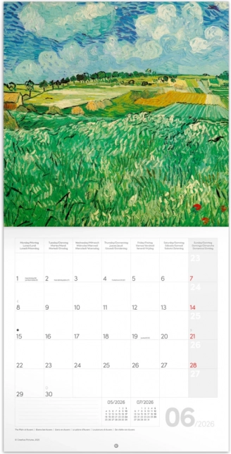 Calendar de notite Vincent van Gogh 2026