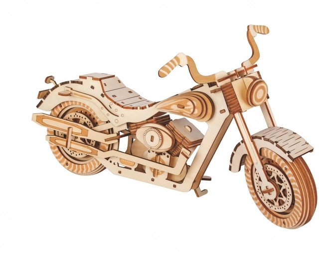 Puzzle 3D din lemn model motocicletă