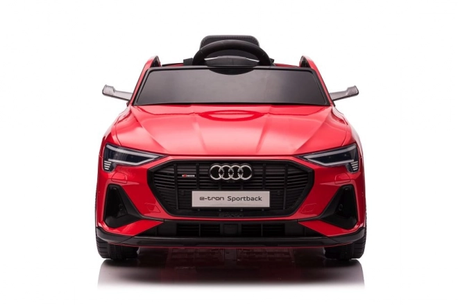 Audi E-Tron mașină roșie pe baterii QLS-6688