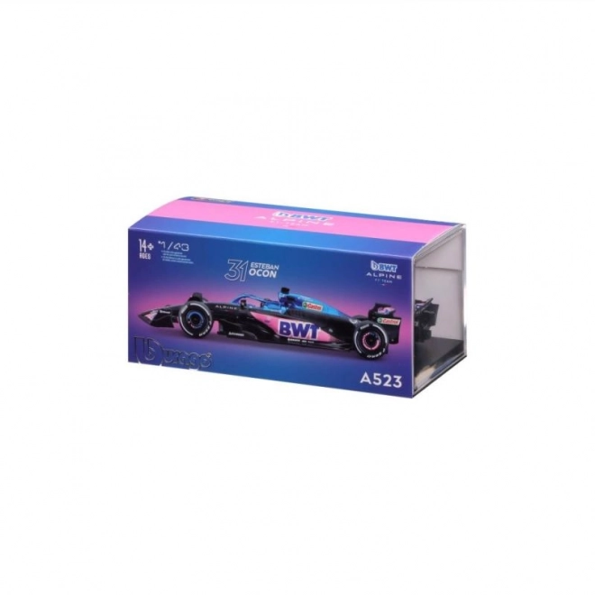 Model mașină F1 BWT Alpine A523 2023 Esteban Ocon 1:43