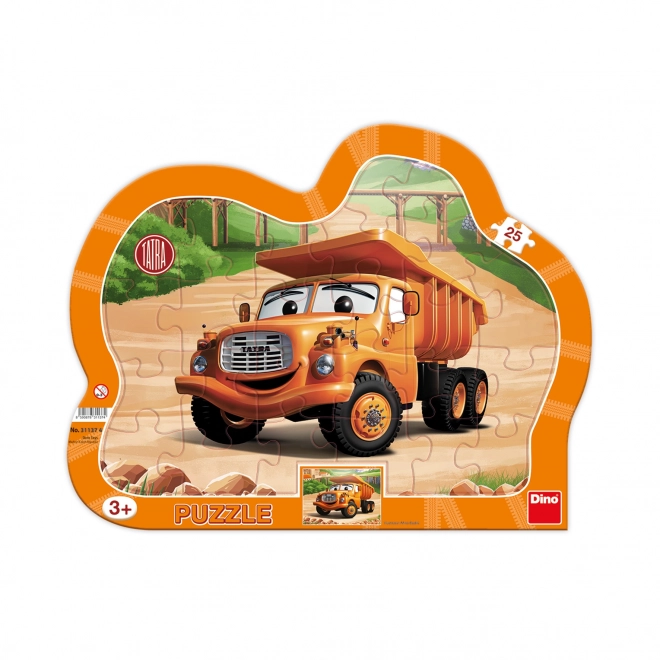 Puzzle contur Dino Camion Tatra 25 piese