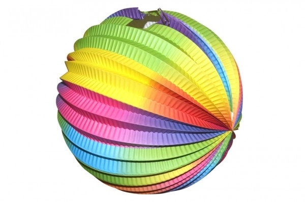 Lampion multicolor 25 cm