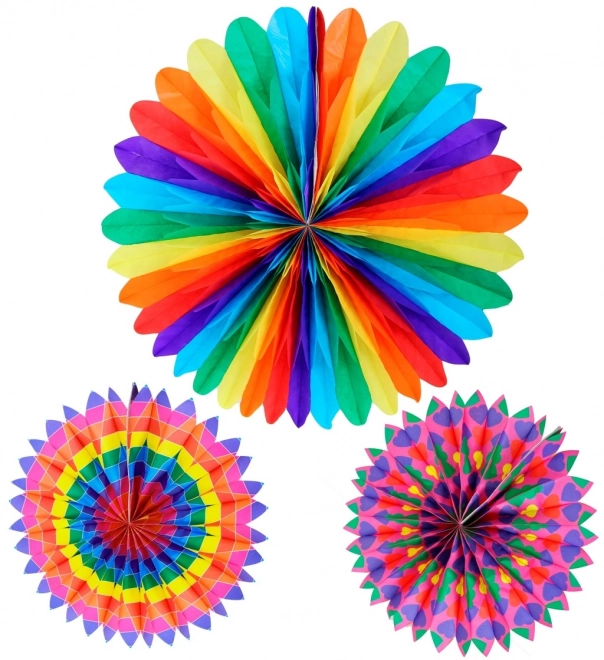 Decorațiune din hârtie 50 cm mix