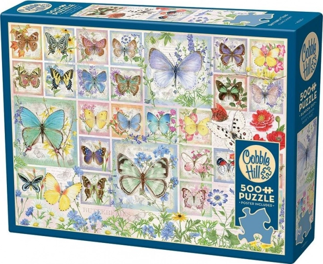 Puzzle fluturi Cobble Hill 500 piese