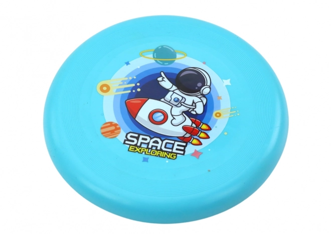 Disc Frisbee cu astronaut albastru 20cm