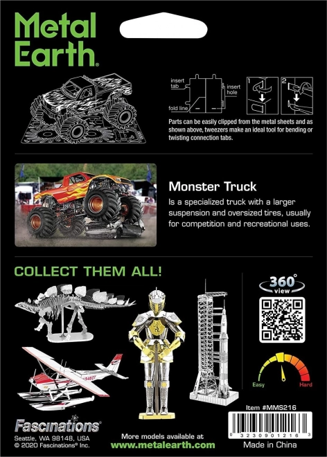 Puzzle 3D Monster Truck de Metal Earth