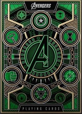 Pachet de cărți Avengers verde