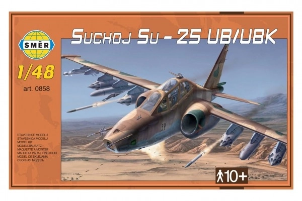 Model Avion Su-25 Ub/Ubk la Scară 1:48