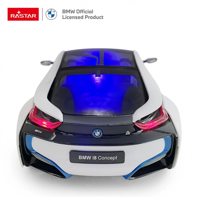 Mașinuță electrică BMW i8 cu telecomandă Rastar 1:14