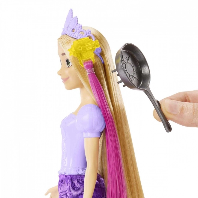 Păpușa Disney Prințesa Rapunzel cu păr de basm