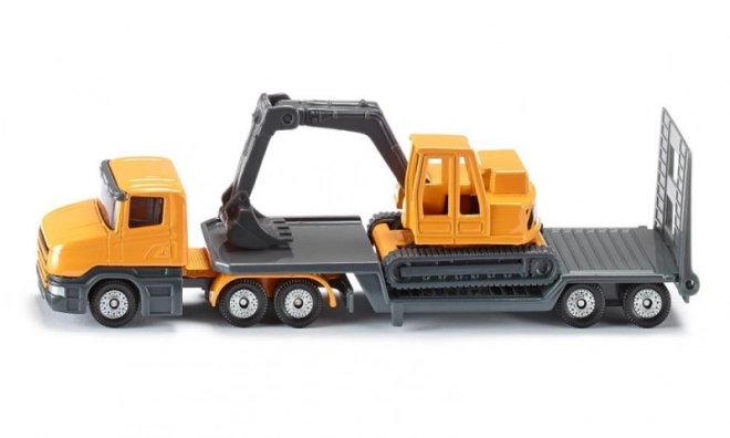 Lawetă cu mini excavator de la Siku Super Seria 16