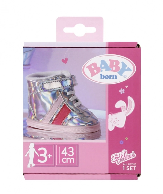 BABY born Pantofi sport holografici pentru păpuși 43 cm