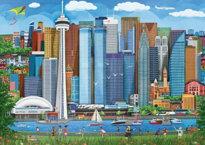 Puzzle Eurographics Picnic în Toronto 1000 piese