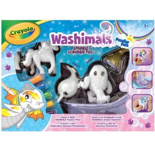 Figurine de basm animale Washimals de colorat