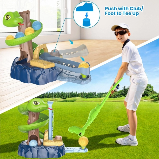 Mini golf pentru copii Snake Golf Woopie