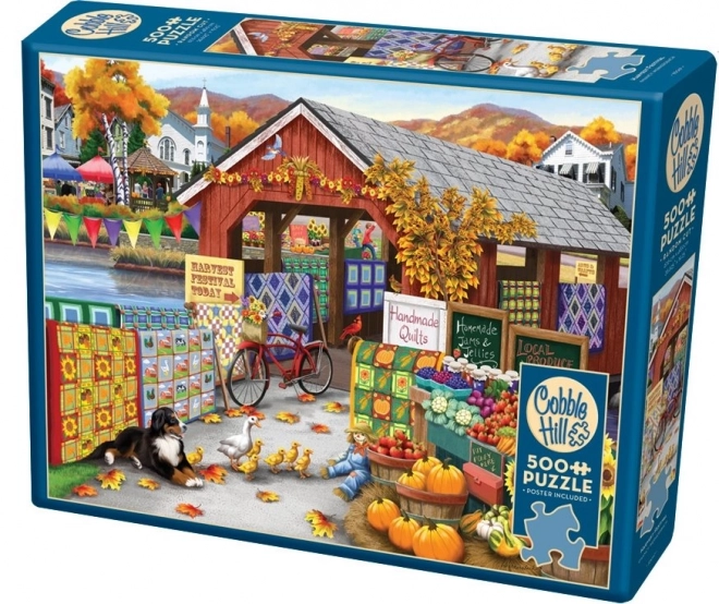 puzzle COBBLE HILL dožínky 500 piese