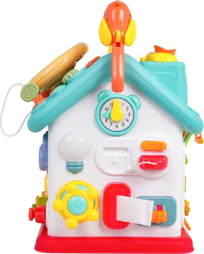 Ceas, întrerupătoare și lumină