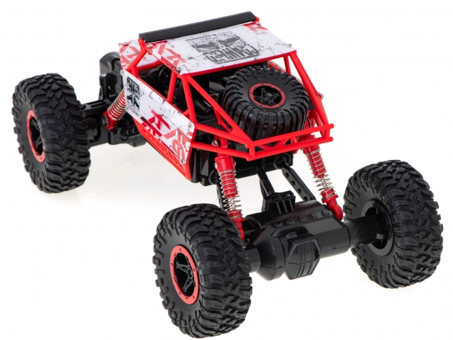 Mașină cu telecomandă RC Rock Crawler HB 2.4GHz 1:18 albastru – Roșu
