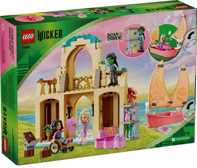 Set lego Glinda, Elphaba și Nessarose la universitatea Shiz