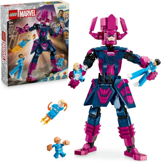 Lego Marvel Cei Patru Fantastici vs. Galactus – figurină de acțiune și minifigurine