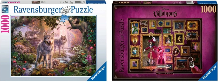 Ravensburger set de două puzzle-uri 2×1000 piese