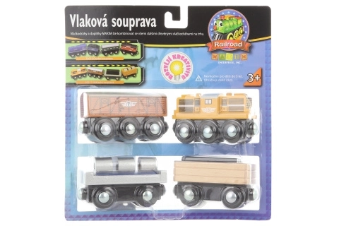 Set tren de marfă cu locomotivă diesel